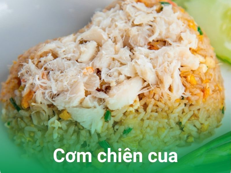 cơm chiên cua