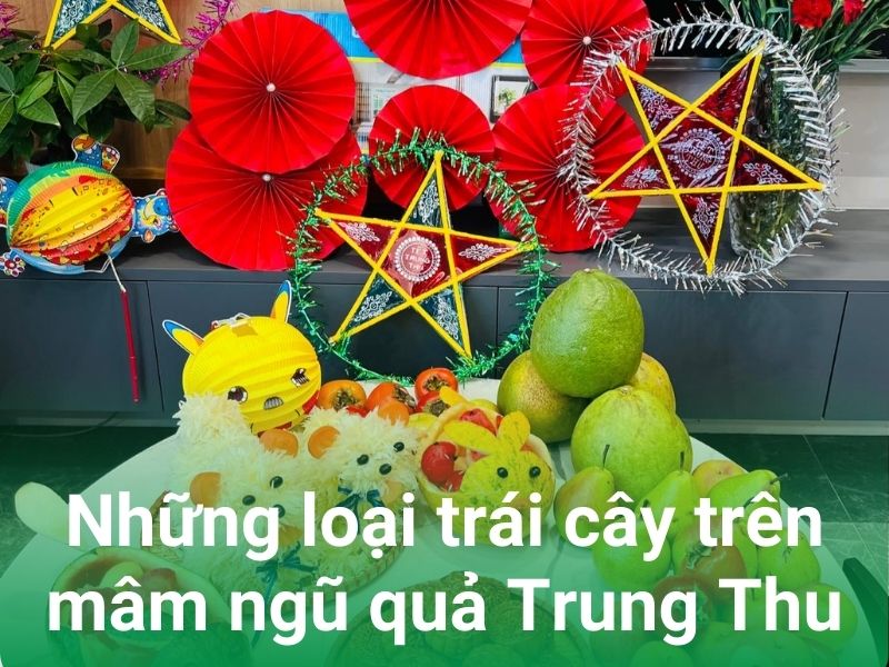 nhung loai trai cay tren mam ngu qua