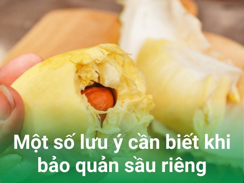 mot so luu y khi bao quan sau rieng