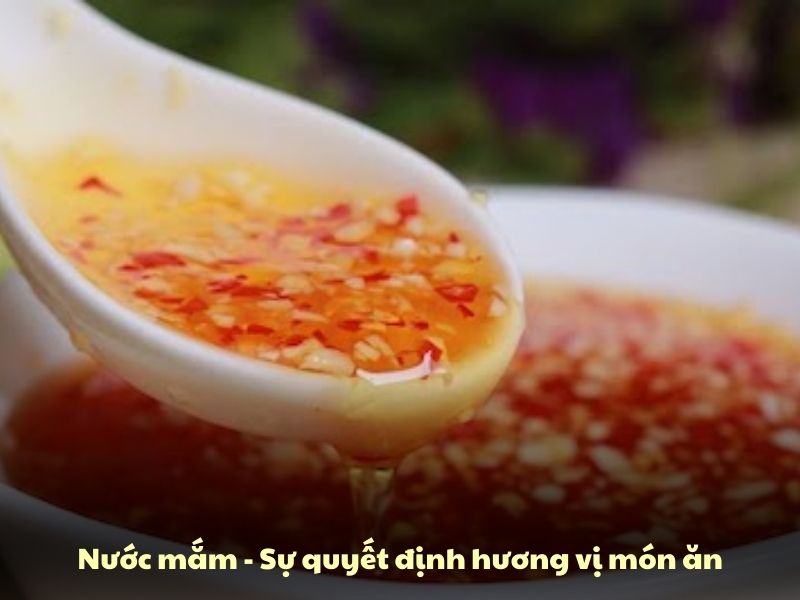 Nuoc mam - Su quyet dinh huong vi mon an