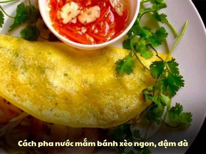 Cach pha nuoc mam banh xeo ngon, dam da