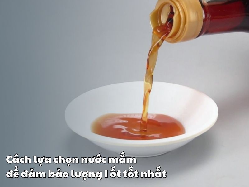 Cach chon nuoc mam