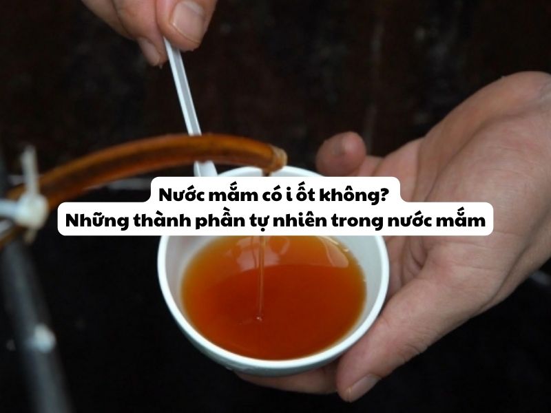 Nuoc mam co i ot khong? Nhung thanh phan tu nhien trong nuoc mam