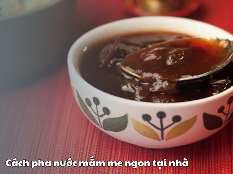 Cach pha nuoc mam me tai nha